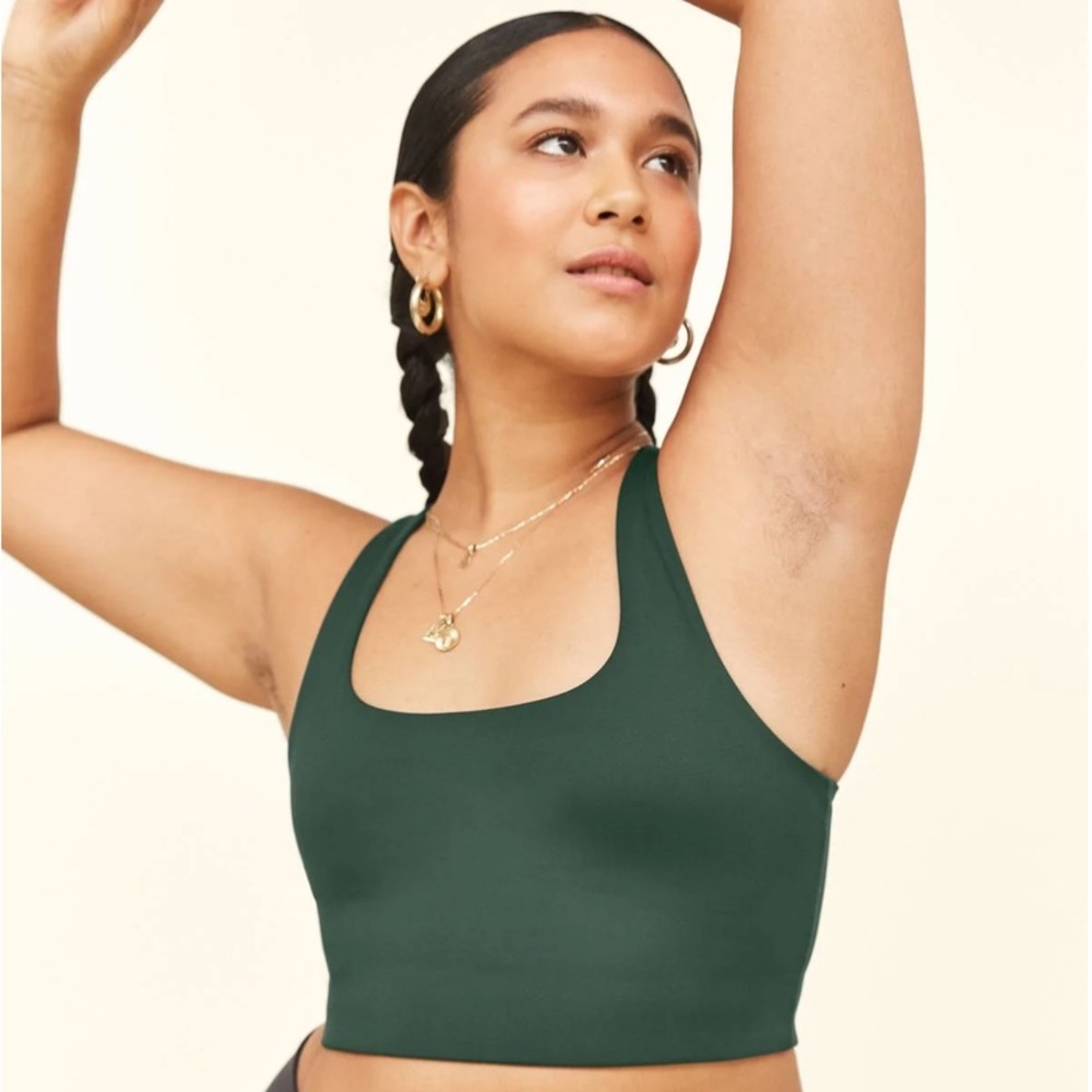 Girlfriend Collective Moss Paloma Racerback Bra - XS